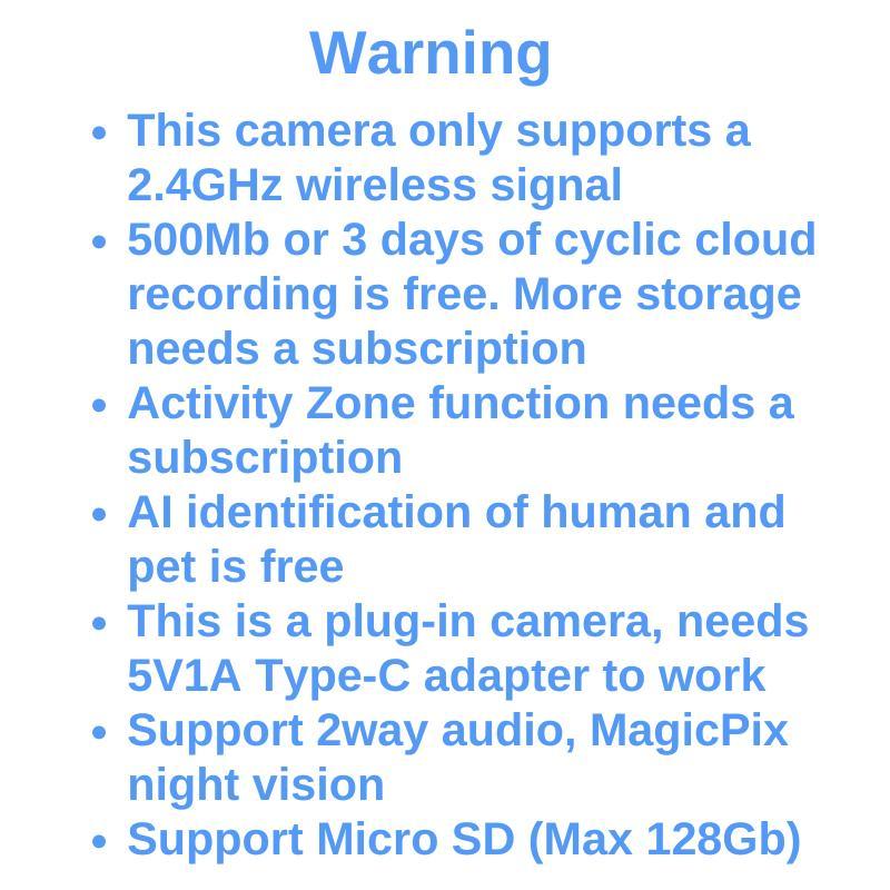 Compact Indoor Smart Security Camera, 2K HD Video Security Camera with Motion-Detection, Easy to Install Home Security Cameras, Multifunctional Security Camera