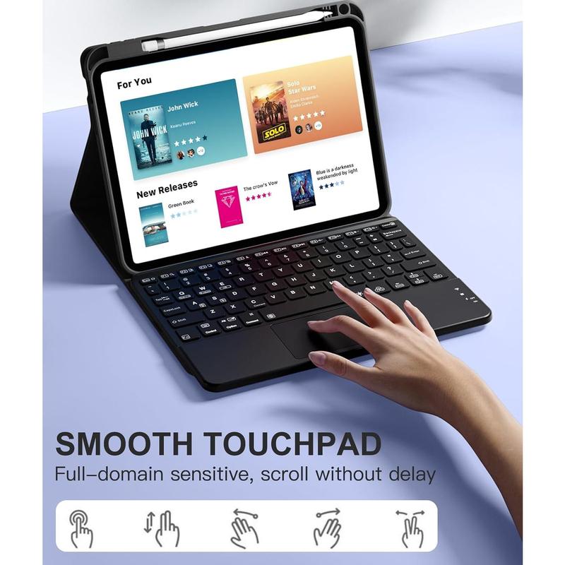 Compatible for iPad 10th Generation Case with Keyboard (10.9