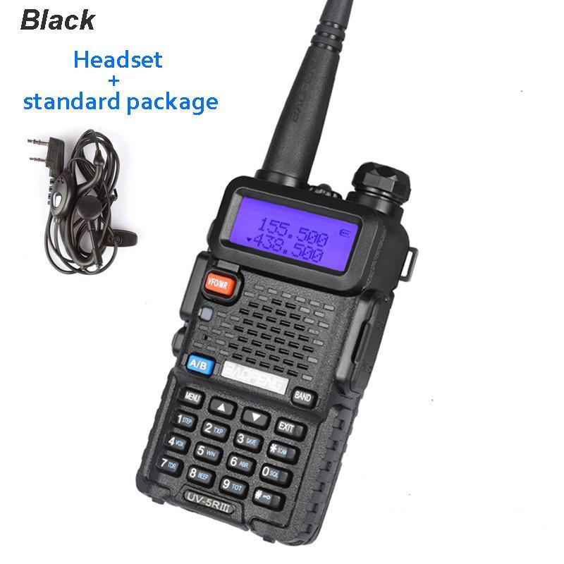 BAOFENG UV-5R Ham Radio, Long Range Two Way Radio, Dual Band 144-148 420-450Mhz Walkie Talkie, Handheld Rechargeable High Power Radio