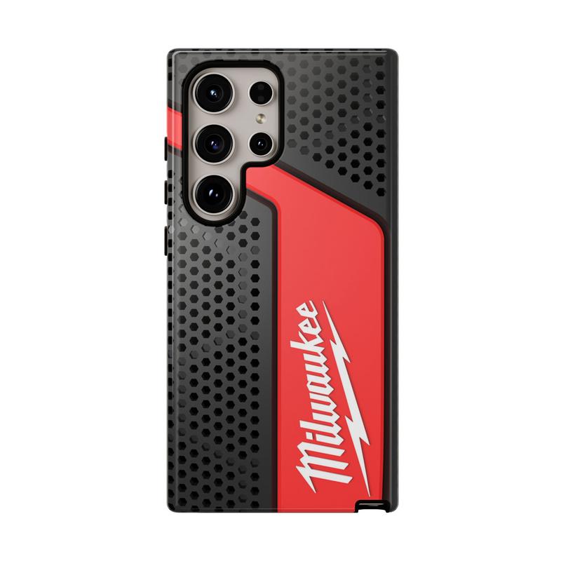 Milwaukee Tool Couple Tough Phone Case, Samsung 24 23 22 21 Ultra Plus Accessories Protection