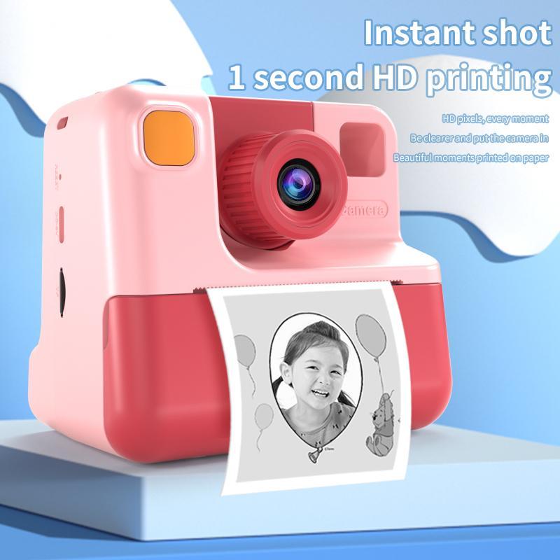 KGG Instant Camera, Instant Imaging Camera with 3 Rolls Paper, IPS Display Printing Digital Camera, Support Video Recording