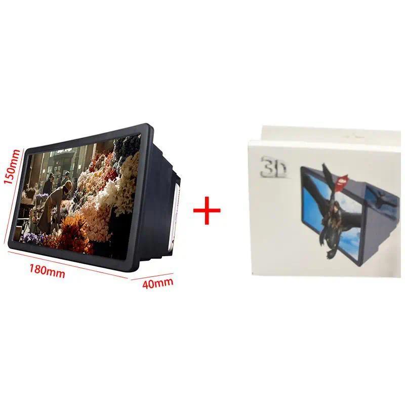 Mobile Phone Screen Magnifier Universal 3D Enlarger Magnifying Video Amplifier Projector Bracket For Phone