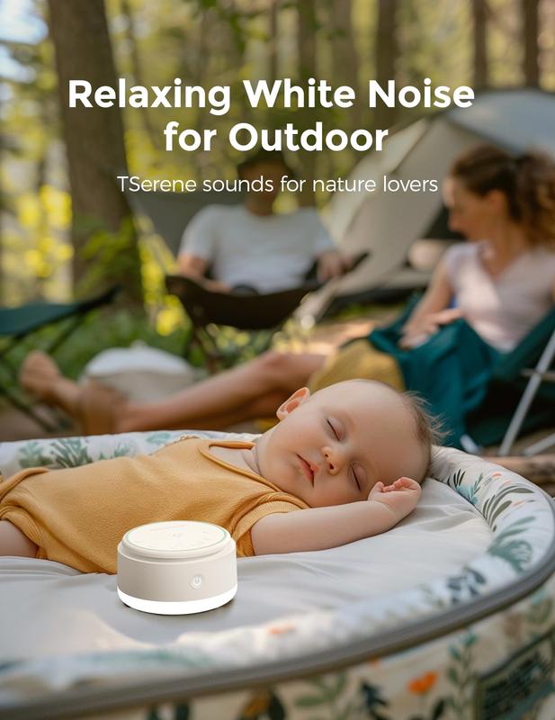 Momcozy Sound Machine for Baby-20 Soothing Sounds & Touch Light Portable White Noise for Kids & Adults for Sleeping Timer and Memory | Ideal Travel Companion & Nursery Must-Have & Outing | Shower Gift