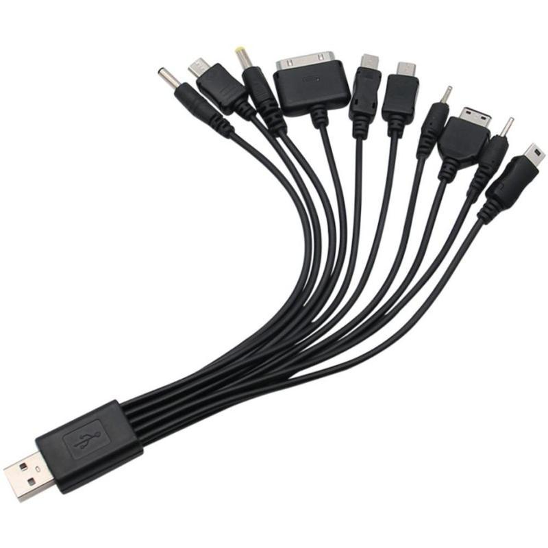 10 In 1 Data Cable, Wide Application Charger Power Supply, Portable Power Cable for Multiple Devices