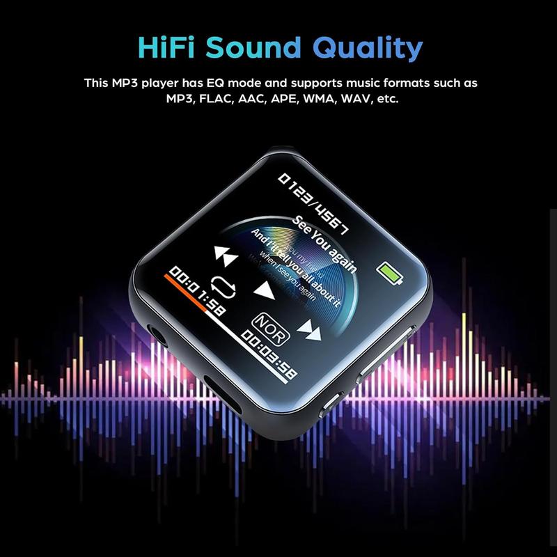 Portable Voice Recorder, HD Noise Canceling Voice Recorder with Playback, Recording Device with HD Large Screen Microphone, Suitable for Work Meetings