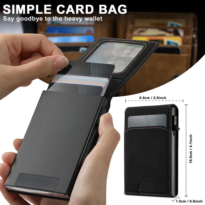 2-in-1 Card Holder Wallet Phone Case for Fall Gift, 1 Count Magnetic Phone Case with Card Holder, Phone Accessories Compatible with iPhone 16 Series 15 Pro Max 14 Plus 13 12, Smartphone Case, Phone Cases