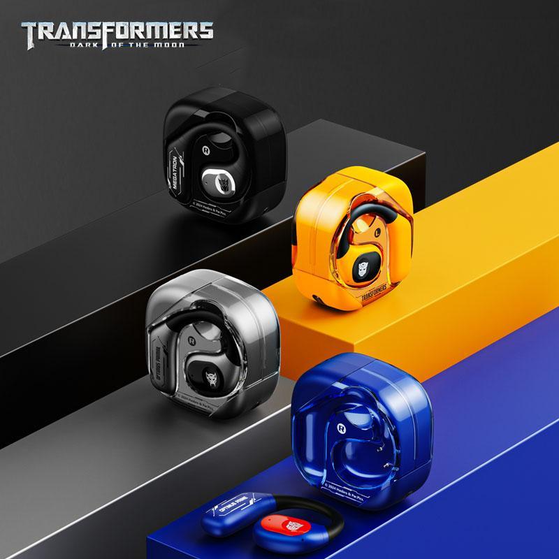 Transformers TF-T18 Bluetooth-compatible 5.4 Earphone, Fashion Open Wireless Earbuds with Built-in Microphone for Sports & Gaming, Long Battery Life Headset for Daily