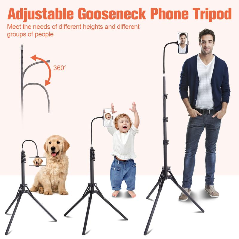 Phone Floor Tripod Stand, Lusweimi 82