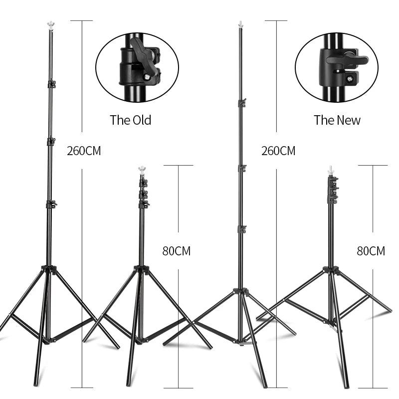 Background Stand Support System Photography Studio Backdrop Kit Holder with Carry Bag for Muslins Backdrops,Paper and Canvas