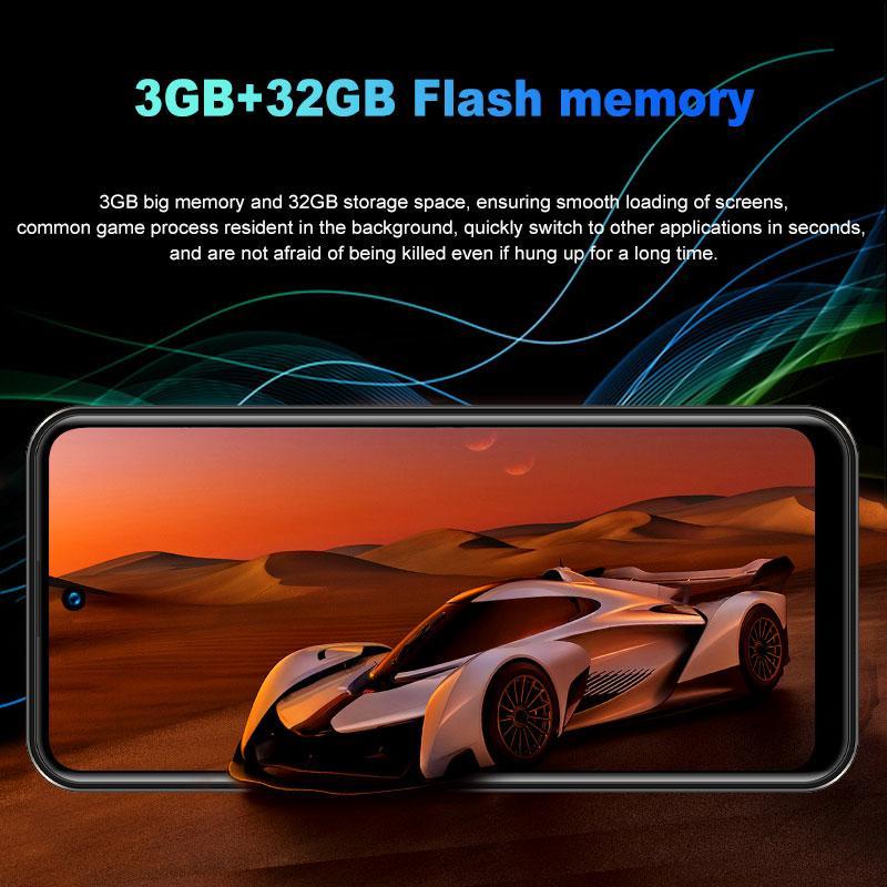 6.52 Inch Android Phone, 3GB+32GB RAM 4G Phone, Universal Smartphone with 3800mAh Battery & Face Recognition Unlock, Mobile Phones for Gaming, Watching Movie