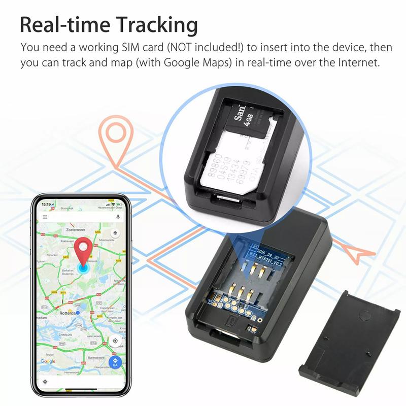 Magnetic GF07 Mini GPS Real Time Car Locator Tracker GSM GPRS Tracking Device Map Monitoring Plastic Sim Usb rearviewcam car gps