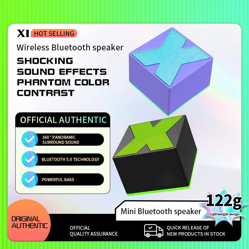 SPRING BIG SALE!Mini Bluetooth Speaker,Wireless Portable Speakers,with cool colors, compact and portable.support  360surround sound, High sound quality  With noise reduction Design for Surrounding Sound Portable Speaker for Home, Outdoor, Sports, Party