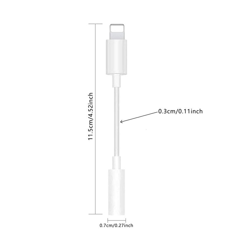 3.5mm Headphone Jack Adapter Cable, Audio Adapter Cable, Music Headphone Converter Cable, Compatible with iPhone