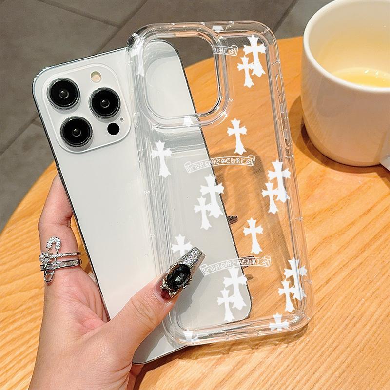 Cross Pattern Phone Case, Anti-drop Decorative Phone Protector Cover, Phone Accessories Compatible with iPhone 11 12 13 14 15 Pro Max