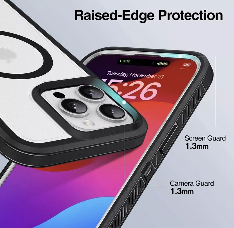 Defender MagSafe Magnetic Case Cover For iPhone 16   15   14   13   Plus   Pro   Pro Max   Rugged Shockproof Protection Casing Cover Protector Protective Phonecase