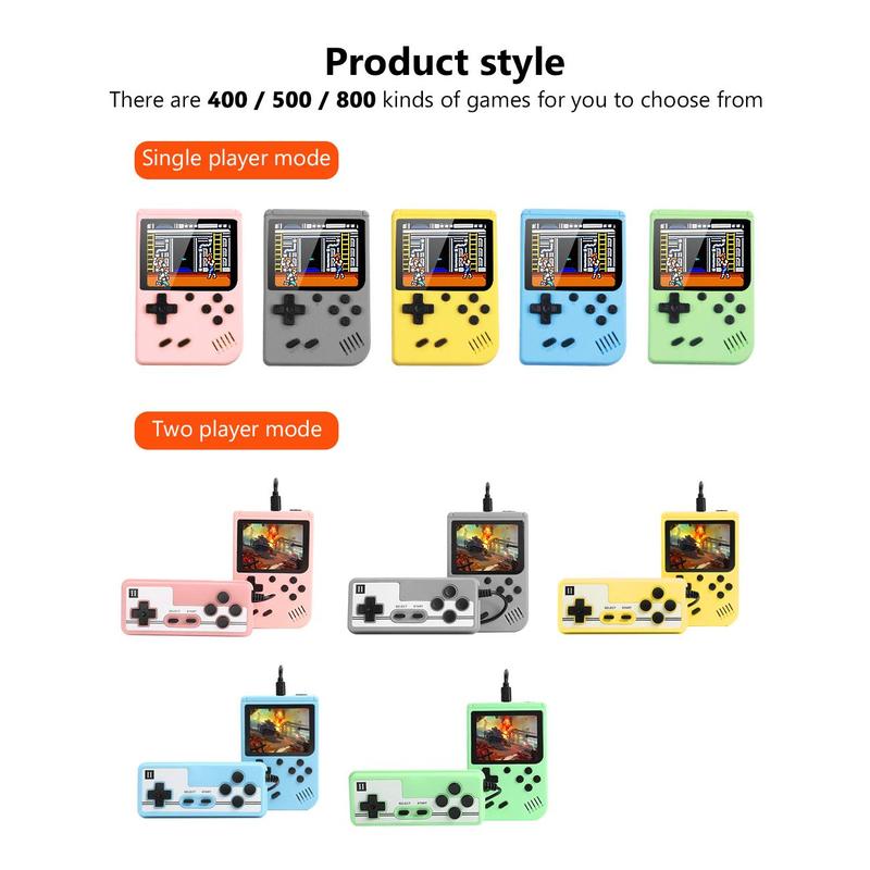 500 Games In One Portable Mini Electronic Video Game Player Kids Electronic Game Toy For Children Handheld Game Console