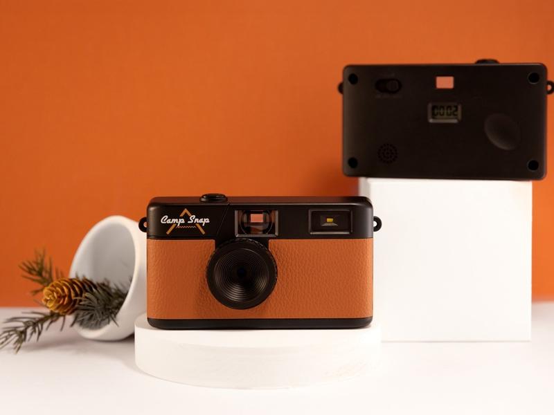 Screen-Free Digital Camera - Chestnut Brown Vintage Durable