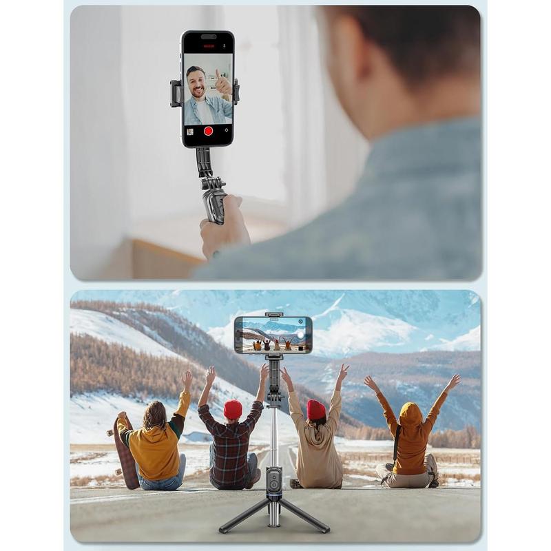 Selfie Stick Tripod with Detachable Phone Holder, 41.7