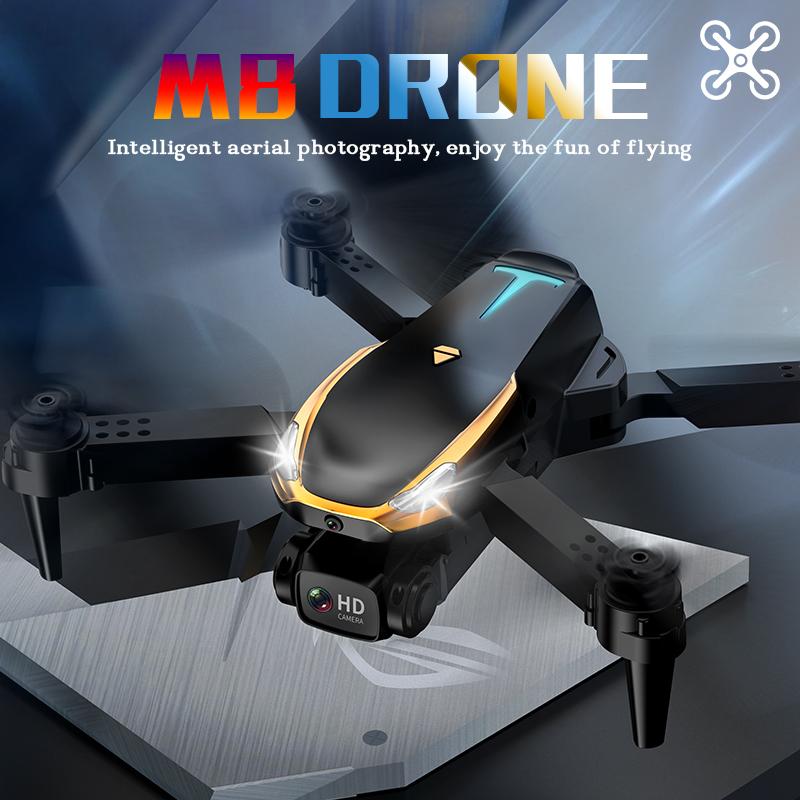 4K M8 Toy Outdoor Drone - Cool Features: Optical Flow Obstacle Avoidance & Electronic Speed Controller. Includes Accessories, Cameras. Bluetooth Rechargeable Wireless Fun