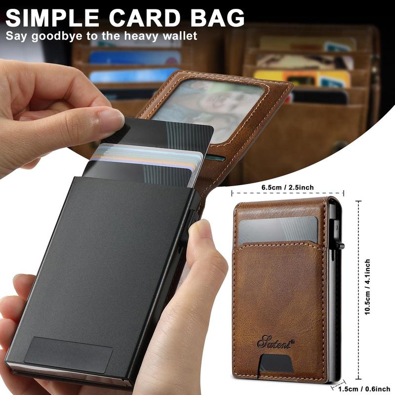 2-in-1 Card Holder Wallet Phone Case for Fall Gift, 1 Count Magnetic Phone Case with Card Holder, Phone Accessories Compatible with iPhone 16 Series 15 Pro Max 14 Plus 13 12, Smartphone Case, Phone Cases