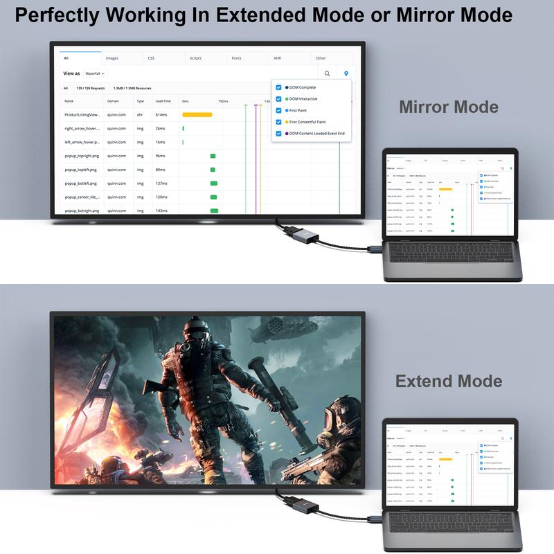 Display Port DP to VGA Adapter Cable cord 1080P for laptop desktop Game Monitor