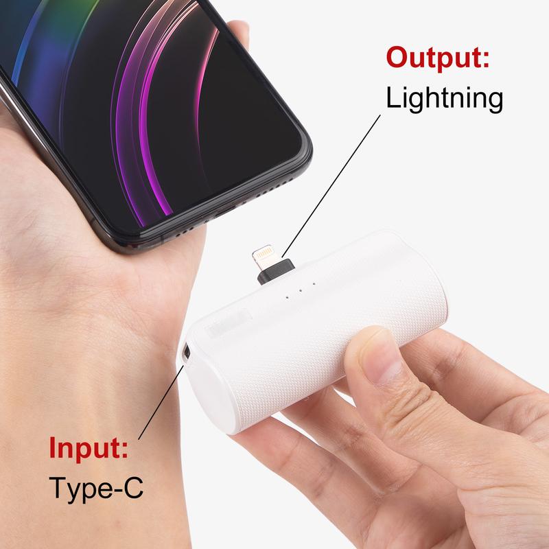 [Buy 2 get 20% off]iWALK SmallPortable Charger 3350mAh Lightning Charger,HomeOffice Travel Charger,suitable foriPhone 14 13 12 11 XS XR X 8 7 6 iPad Airpods