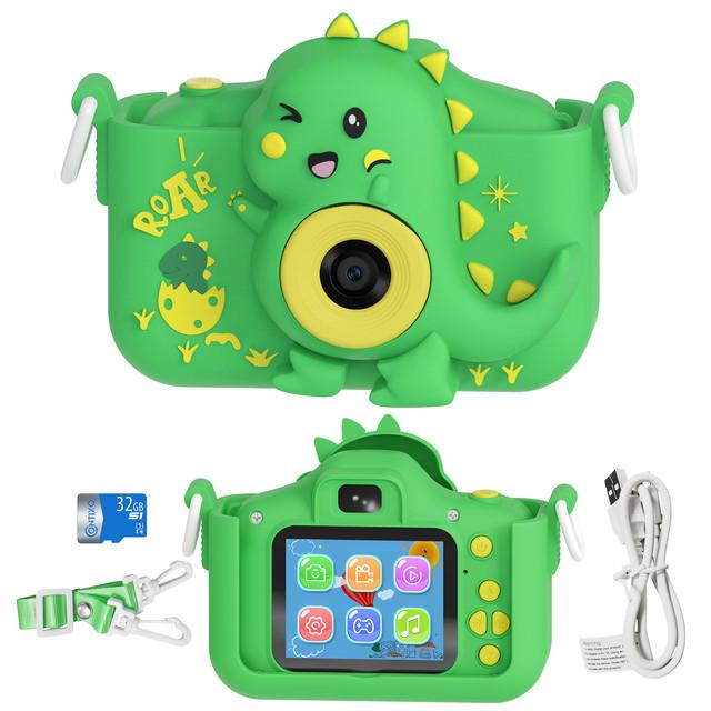 Contixo Kids Digital Camera - 1080p HD, Dual Lens Selfie, Games, Shockproof, 4x Zoom, Ages 3-8