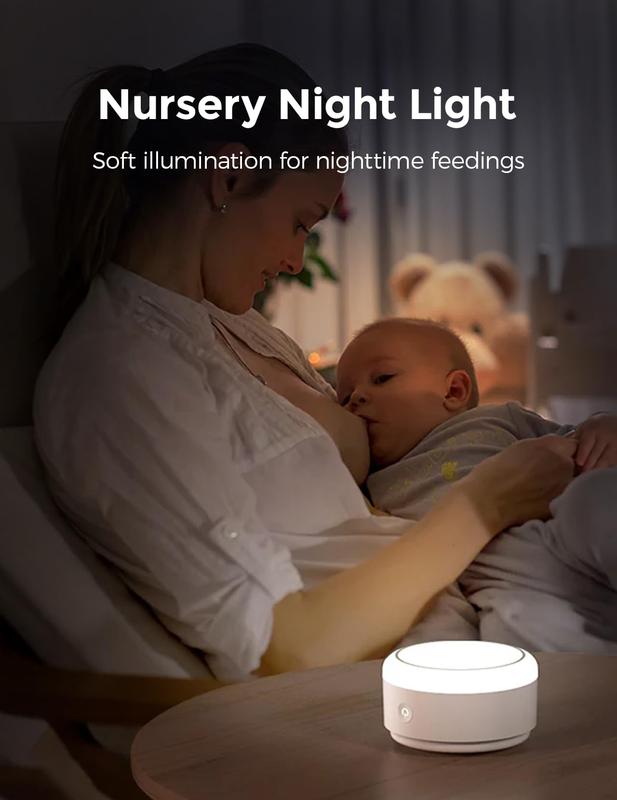 Momcozy Sound Machine for Baby-20 Soothing Sounds & Touch Light Portable White Noise for Kids & Adults for Sleeping Timer and Memory | Ideal Travel Companion & Nursery Must-Have & Outing | Shower Gift