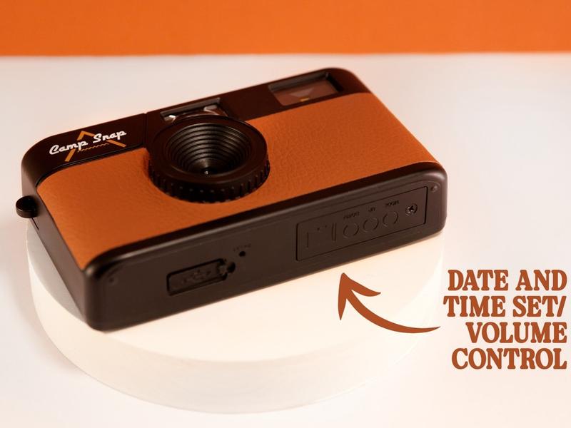 Screen-Free Digital Camera - Chestnut Brown Vintage Durable