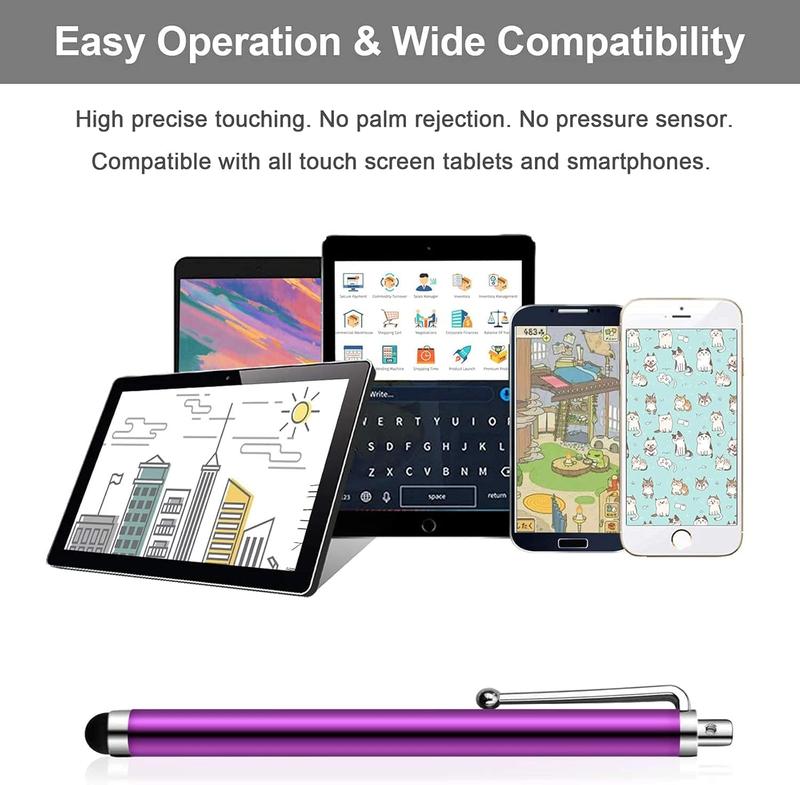 12 Pack Stylus Pen, Stylus Pens for Touch Screens Tablets Android  Smartphones  Galaxy (Multicolored)