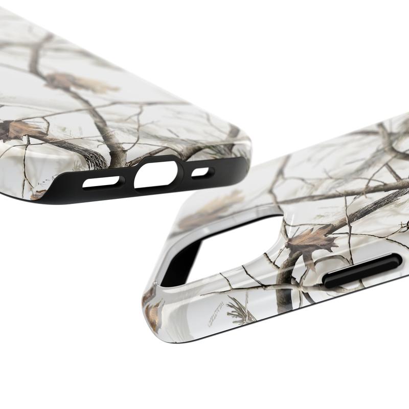 Real Tree White Camo iPhone Case, Camo iPhone Case, Outdoors camo iPhone case