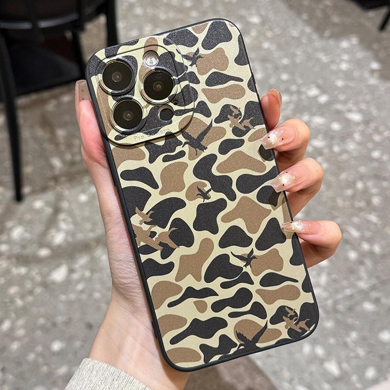 Camouflage Pattern Phone Case, Decorative Phone Protector Cover, Phone Accessories Compatible with iPhone 16 15 14 13 12 Pro Max