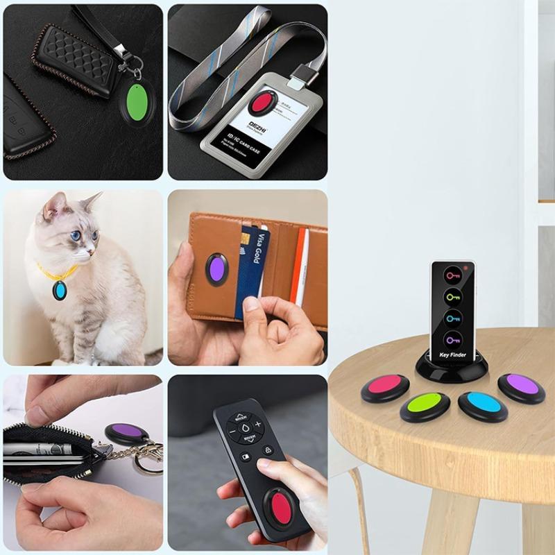 Key Finder, 1 Set Key Finder with 4 Counts Signal Receiver, Party Gift for Elder, Party Favors for Longer, Party Supplies, 2 Aaa Batteries Required