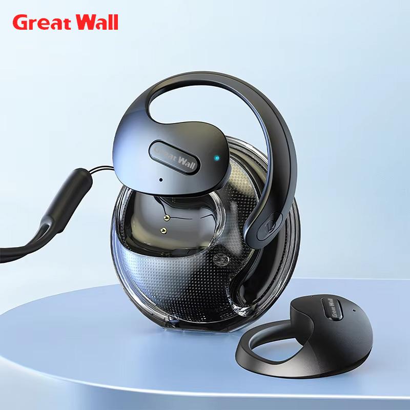 GreatWall Q10 OWS Wireless Bluetooth Earbuds with Real-Time Translation in 148 Languages, Music Playback, Hands-Free Calls, and Meeting Summary Features