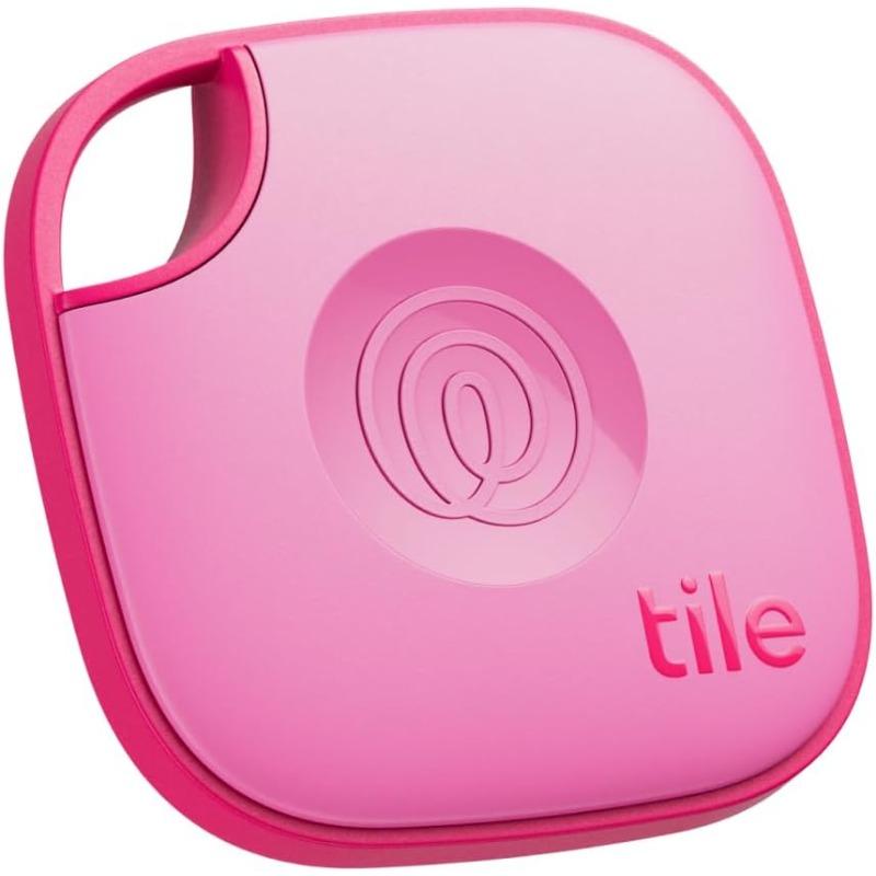 by Life360 Mate (2024) Bluetooth Tracker, Keys Finder and Item Locator for Keys, Bags and More. Phone Finder. Both iOS and Android Compatible. 1-Pack (Pink Punch)