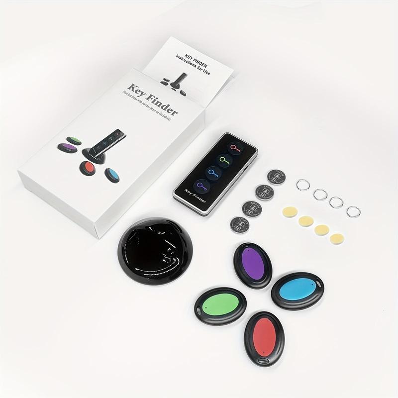 Key Finder, Wireless RFID Locator Key Finder With 4 Receiver & LED Flashlight Function