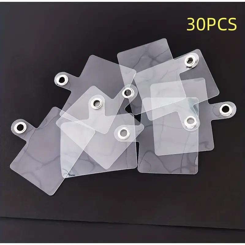 Clear Phone Chain Pad, Durable Phone Chain Pad, 30Pcs set DIY Phone Chain Pad for Phone Case, Mobile Phone Accessories for Women & Men