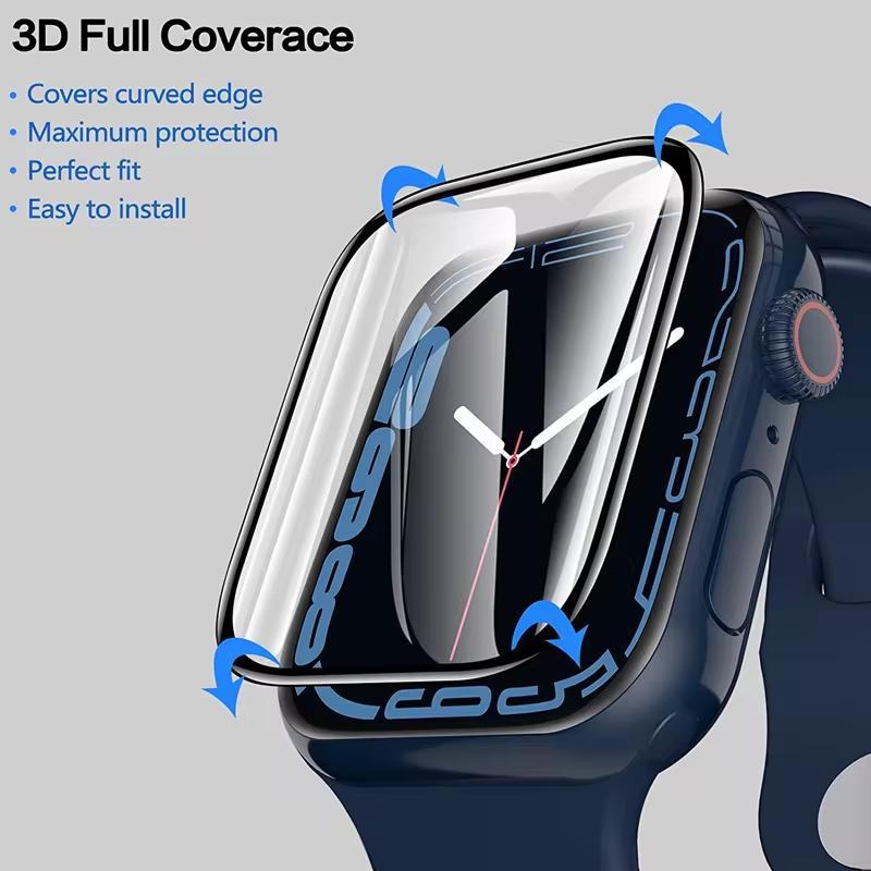 Smart Watch Screen Protector, 3 Counts HD Clear Screen Protective Film, Durable Anti-scratch Watch Accessories for Apple Watch