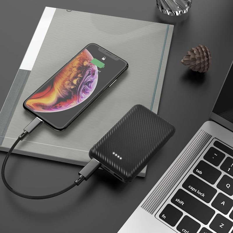 12000mAh Battery Pack For Heated Vest - 5V 2A Power Bank For Heated Jacket And Heated Hoodie, USB C Portable Charger Powerbank Compatible With IPhone IPad Samsung Tablet Etc