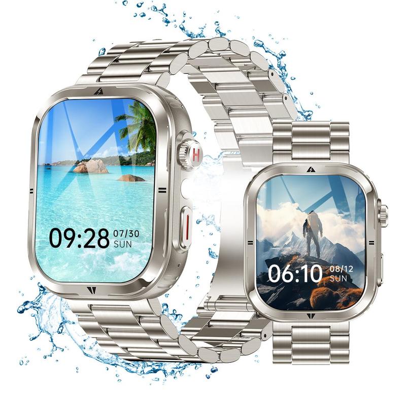 Multifunctional Smart Watch, Waterproof Fashion Digital Watch with LED Light, Sports Fitness Wristwatch, Smart & Wearable Devices for iOS & Android Smartphone