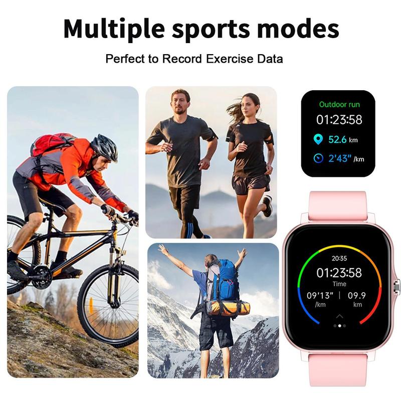 Multifunctional Smart Watch, Fashion Digital Watch with Wireless Calling Dialing & APP Reminder, Sports Watch for Women & Men