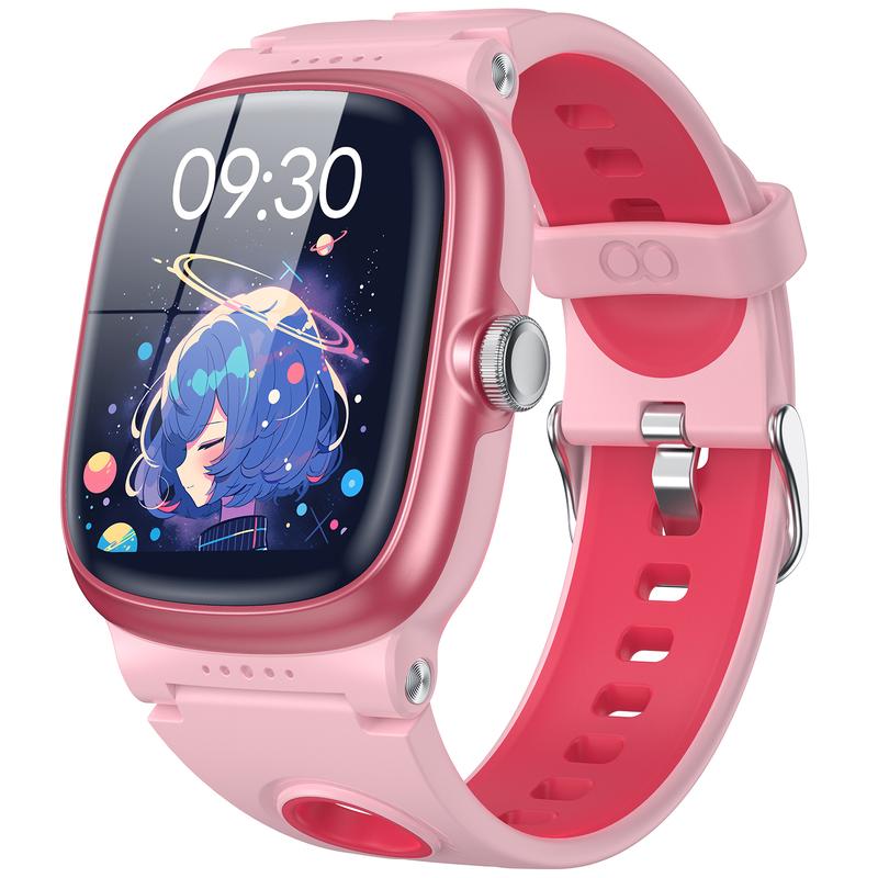 Smart Watch for Kids with Sleep Tracking Games Alarm IP68 Waterproof Step Calorie Pedometer Fitness Watch, Compatible with iOS & Android, Ideal Christmas Birthday Gifts for Aged 4-16 with Wearable Touch Screen