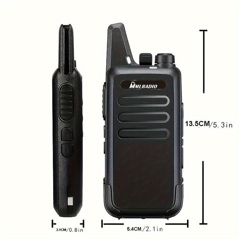 USB Rechargeable Walkie Talkie, 1 Count 16 Channel UHF 400-470MHz Two Way Radio, Portable Walkie Talkie for Outdoor Camping Hiking