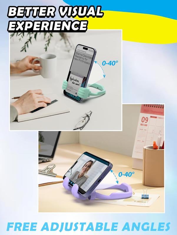 Stocking Stuffers for Teens Girls Adults Women Gifts for Christmas Cell Phone Stand: Adjustable Lazy Thumbs Up Phone Holder for Teenagers Boys Kids