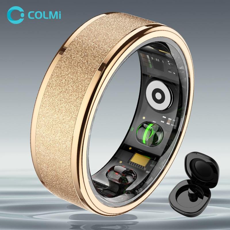 COLMI Smart Ring, 1 Set Multifunctional Smart Ring with Multi-Sport Mode, Easy to Wear, Waterproof Fitness Tracker Ring for Men & Women