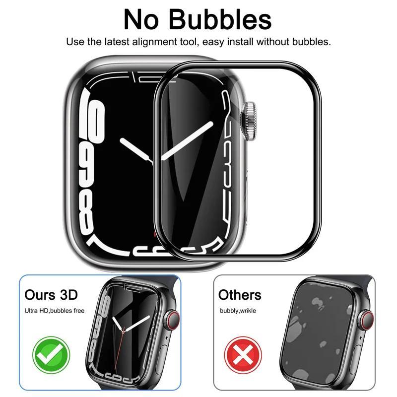 Smart Watch Screen Protector, 3 Counts HD Clear Screen Protective Film, Durable Anti-scratch Watch Accessories for Apple Watch