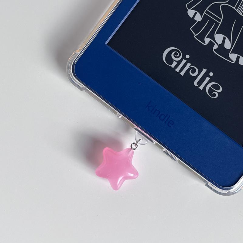 Glow in the Dark and Frosted Shapes Kindle or Device Charms - Durable Accessories for Kindle Device or Smartphone