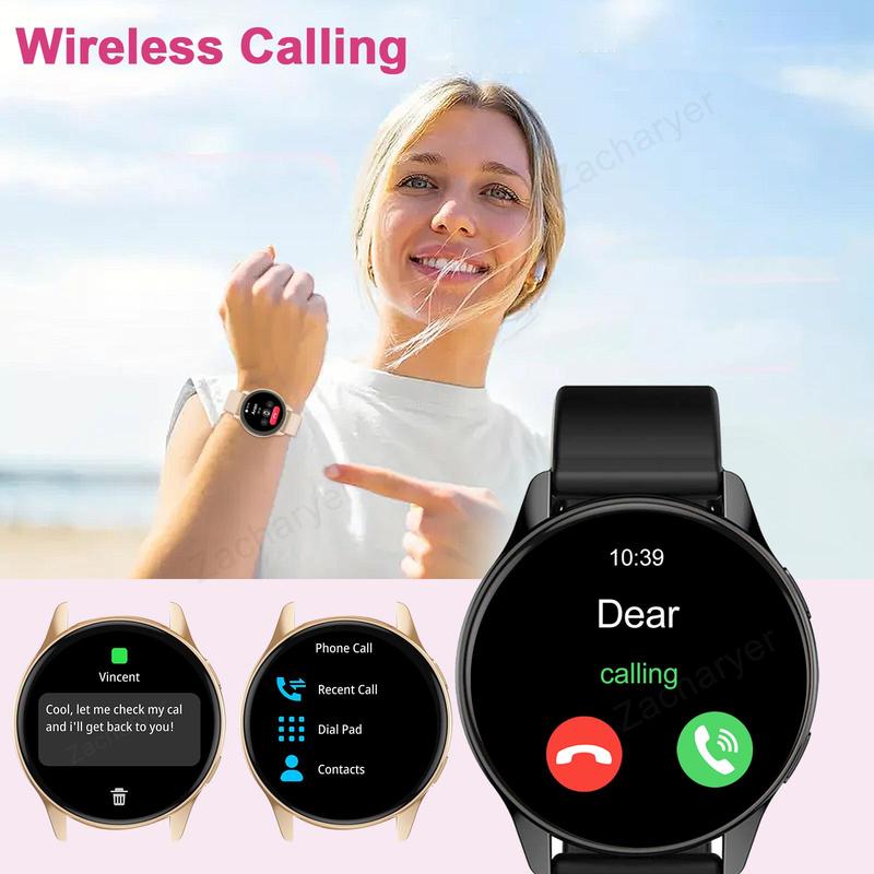 Multifunctional Smart Watch, Fashion Digital Watch with Wireless Call Dial, Multi-sport Mode Sports Watch for Women & Men