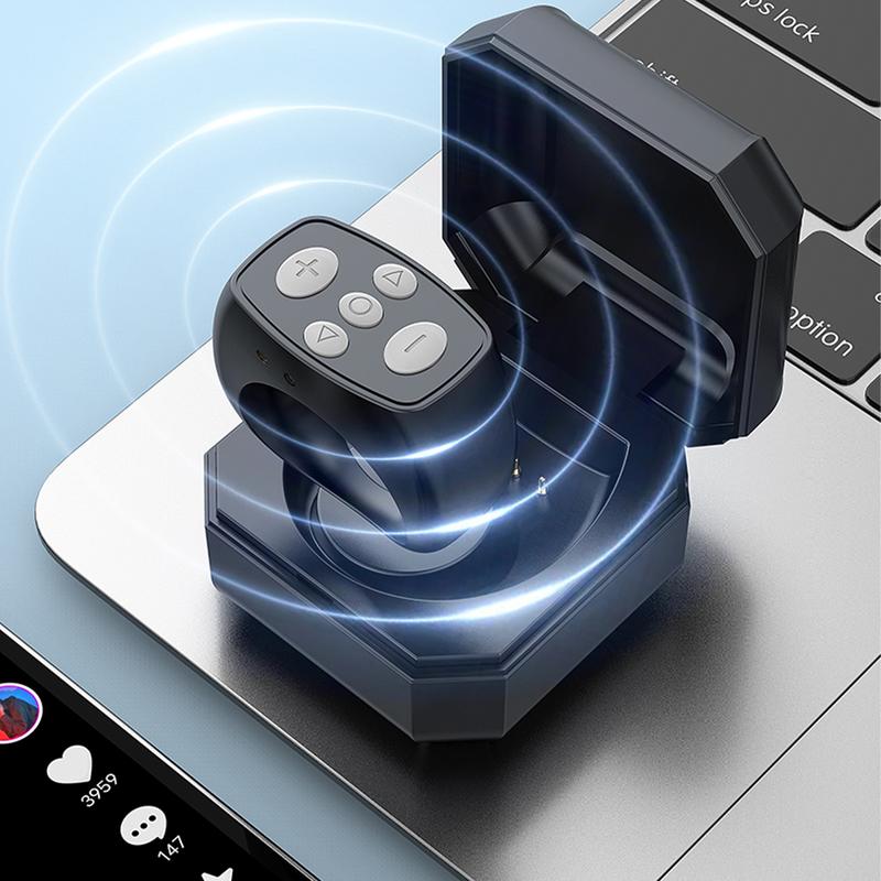 Scrolling Ring for Remote Control for, Page Turner, Camera Video E-book Recording Remote, iPhone, iPad, iOS, Android