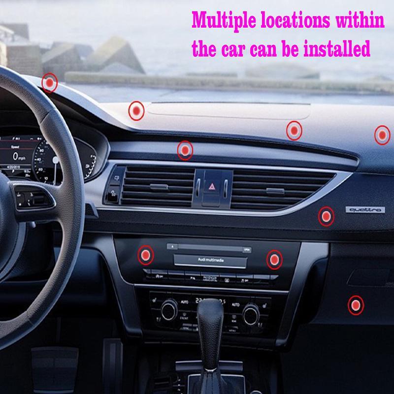 Magnetic Car Phone Holder, Foldable Rotatable Car Navigation Phone Holder, Multifunctional Car Interior Accessories for Smartphone